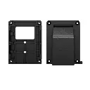 Front and back views of the WRAITH housing showing the terminal apertures on each side