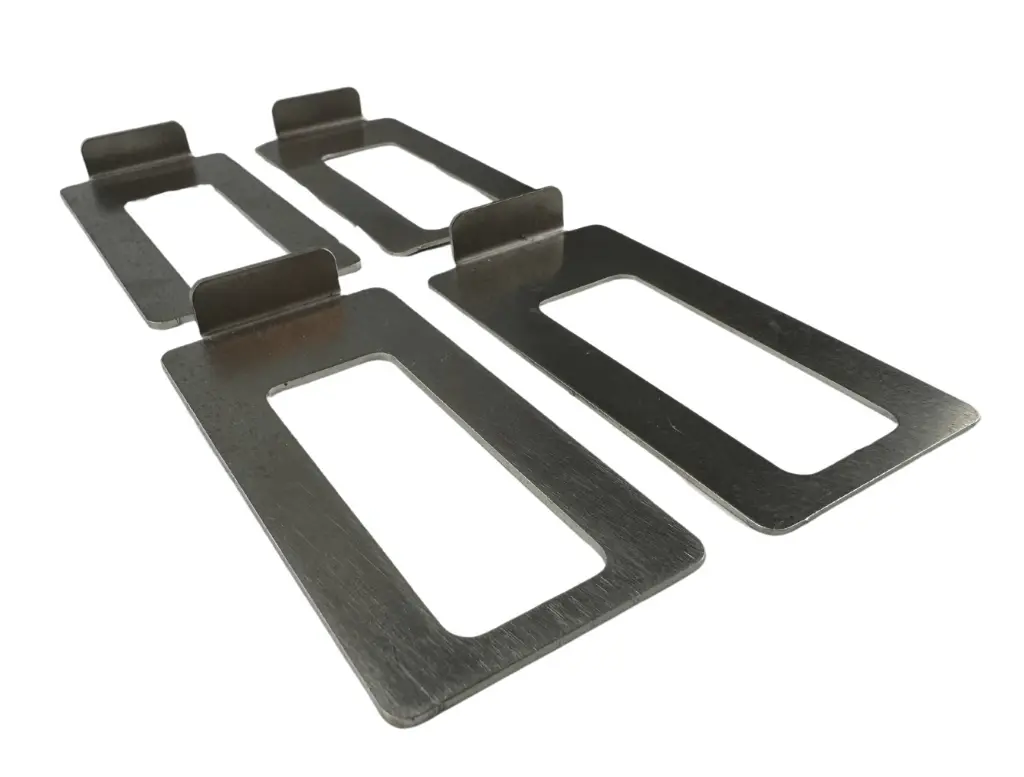 Duskie anti rattle tow hitch shim kit, four 304 stainless steel shims